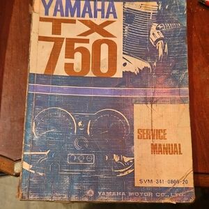 Yamaha TX 750 Service Manual - Blue